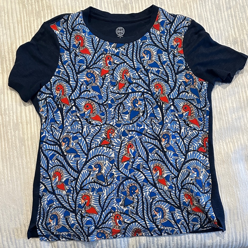 Tory Burch Parrot Print Tee